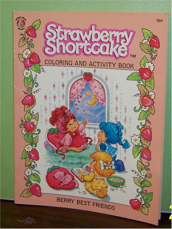 2 Vintage 1981 Strawberry Shortcake Summer Fun At The Beach Coloring Books