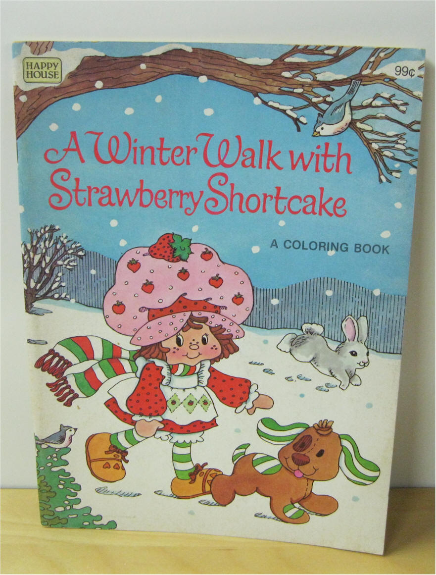 Vintage Strawberry Shortcake Coloring Book: Book Of Mazes (1982)