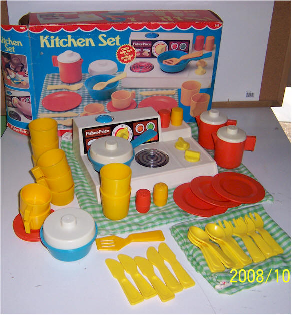 fisher price kitchen set vintage