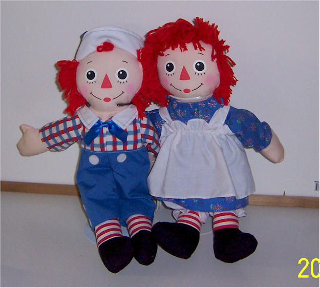 applause raggedy ann and andy dolls