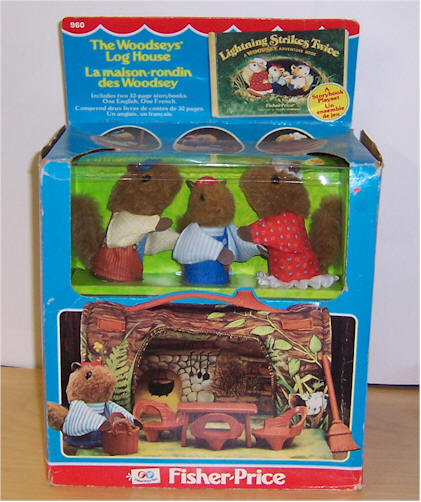 fisher price woodsey squirrel log house